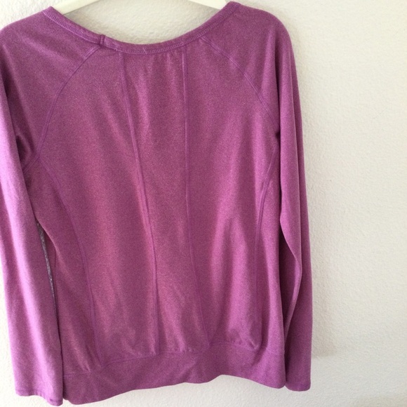 Avia Dusty Rose Long Sleeve Top Size Medium - Picture 5 of 5